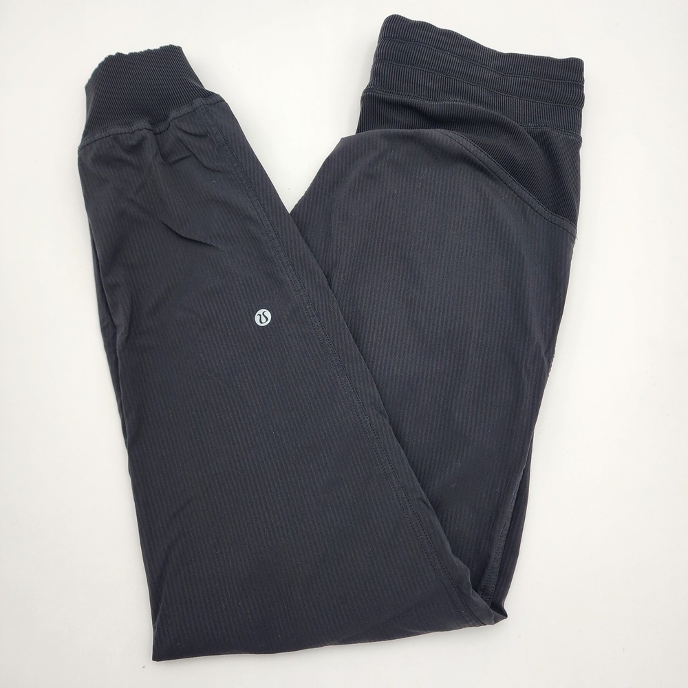 Lululemon Womens Athletic‎ Dance Jogger Full Length Black Sweatpants Size 4 READ